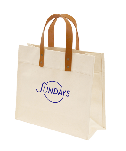Front View of a Tote Bag