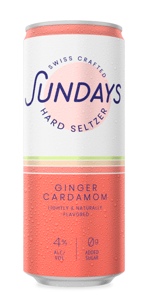 Ginger-Cardamom Hard Seltzer Can